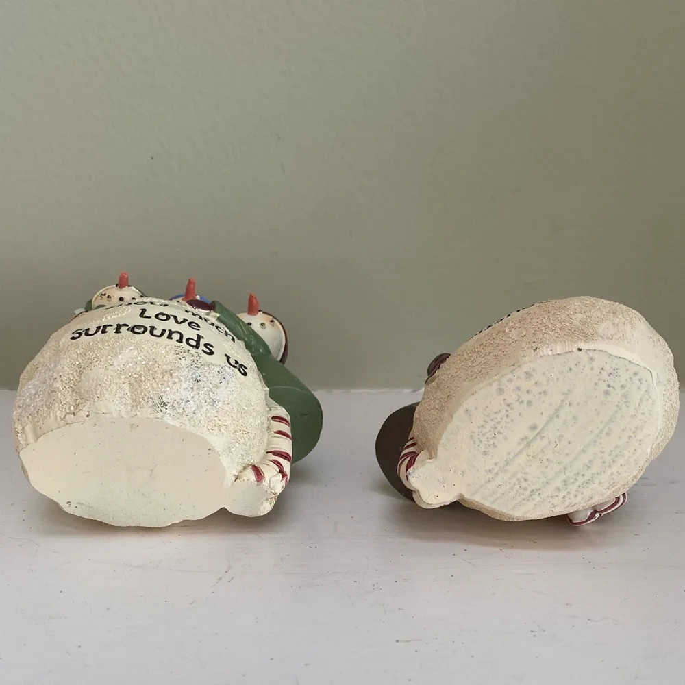 Vintage whimsical snowmen